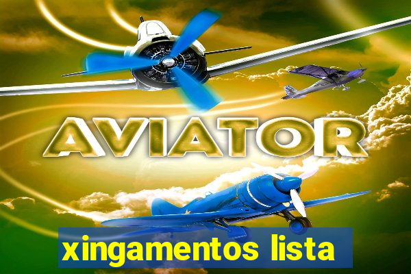 xingamentos lista